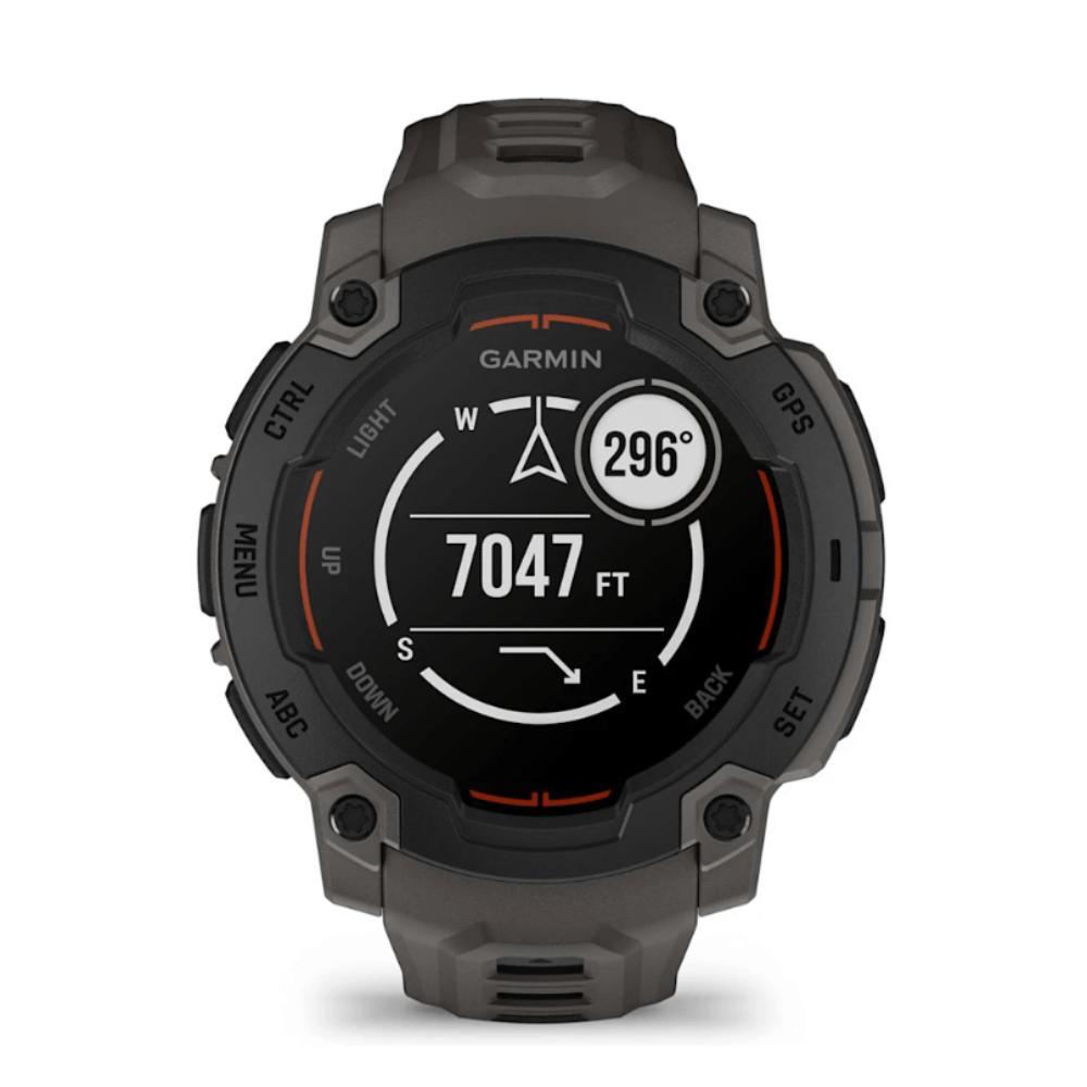Smartwatch Relógio Garmin Instinct E com Monitor Cardíaco de Pulso e GPS 45 mm Preto com pulseira de silicone Grafite - 4