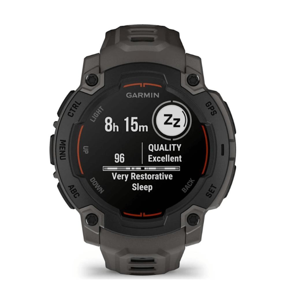 Smartwatch Relógio Garmin Instinct E com Monitor Cardíaco de Pulso e GPS 45 mm Preto com pulseira de silicone Grafite - 5