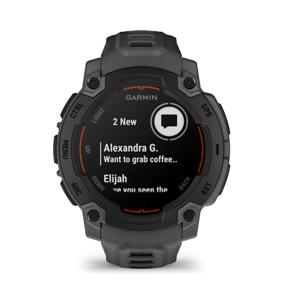 Smartwatch Relógio Garmin Instinct E com Monitor Cardíaco de Pulso e GPS 45 mm Preto com pulseira de silicone Grafite - 9