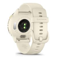 Smartwatch Relógio Garmin Vívoactive 6 com Monitor Cardíaco de Pulso e GPS Lunar Gold 42mm - 7