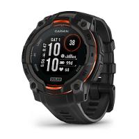 Relógio Garmin Instinct 3 com Monitor Cardíaco de Pulso e GPS 45 mm e Solar, Preto com pulseira de silicone Preta - 1