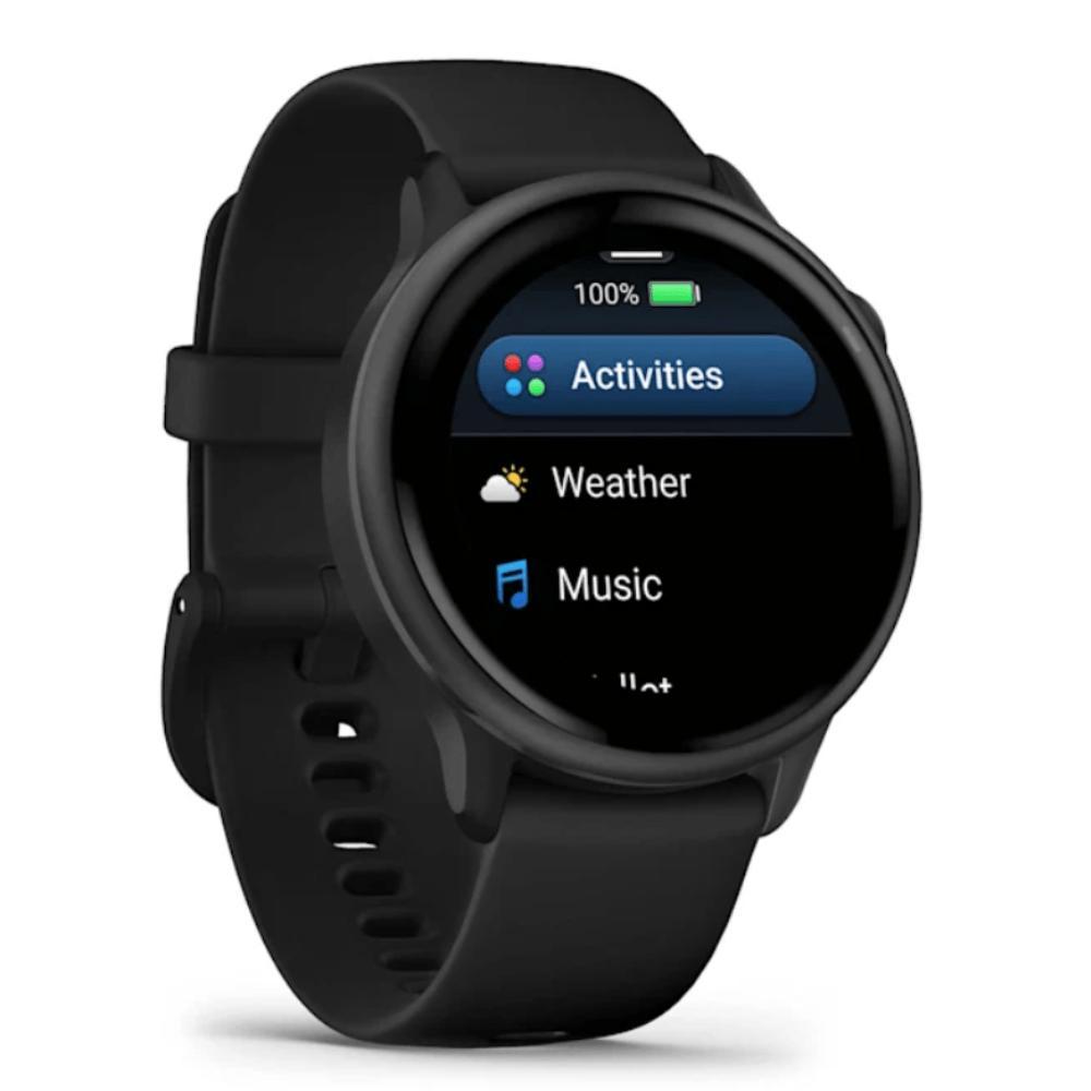 Smartwatch Relógio Garmin Vívoactive 6 Monitor Cardíaco de Pulso com GPS Preto 42mm - 3