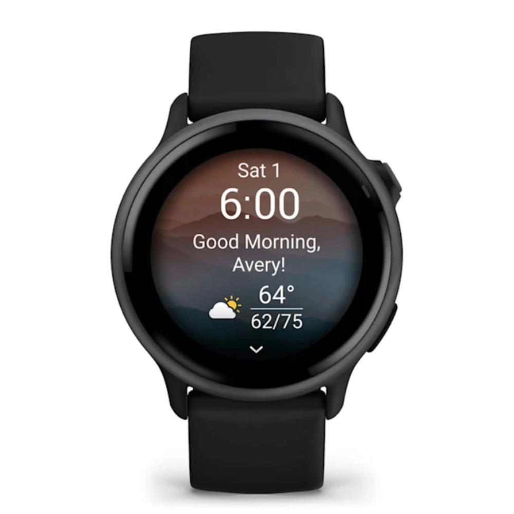 Smartwatch Relógio Garmin Vívoactive 6 Monitor Cardíaco de Pulso com GPS Preto 42mm - 4