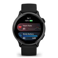 Smartwatch Relógio Garmin Vívoactive 6 Monitor Cardíaco de Pulso com GPS Preto 42mm - 5
