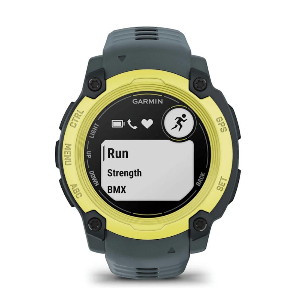 Smartwatch Relógio Garmin Instinct E com Monitor Cardíaco de Pulso e GPS 40 mm Verde com pulseira de silicone Cinza Crepúsculo - 2