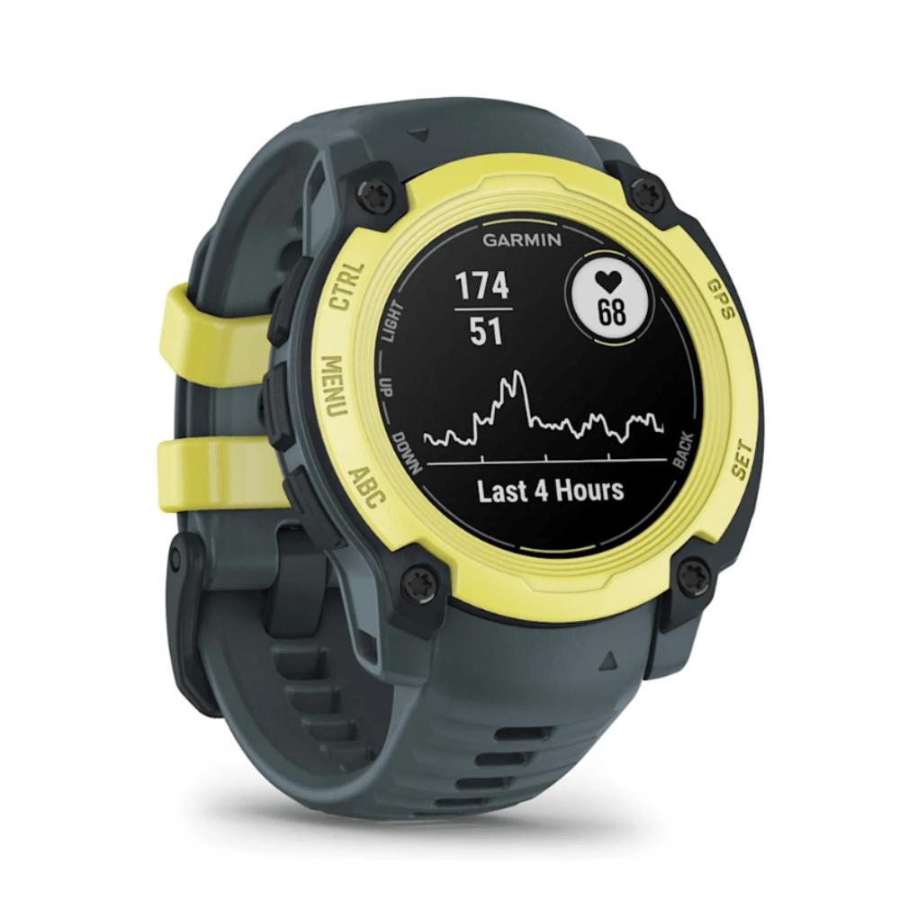 Smartwatch Relógio Garmin Instinct E com Monitor Cardíaco de Pulso e GPS 40 mm Verde com pulseira de silicone Cinza Crepúsculo - 3