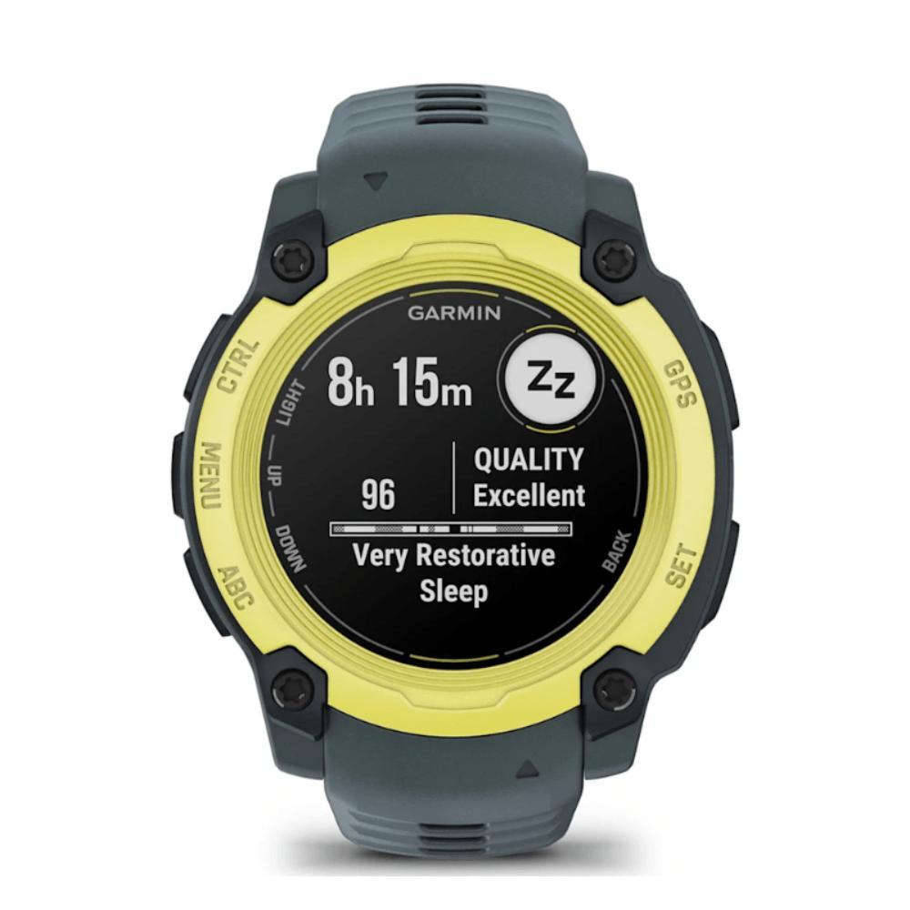 Smartwatch Relógio Garmin Instinct E com Monitor Cardíaco de Pulso e GPS 40 mm Verde com pulseira de silicone Cinza Crepúsculo - 5
