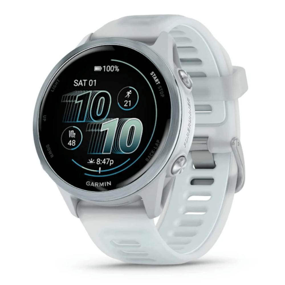 Smartwatch Relógio Garmin Forerunner 570 com Monitor Cardíaco de Pulso e GPS Azul 42mm - 1