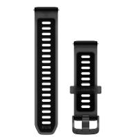 Pulseira Garmin Quick Release (2025) 20mm translúcida preta - 1