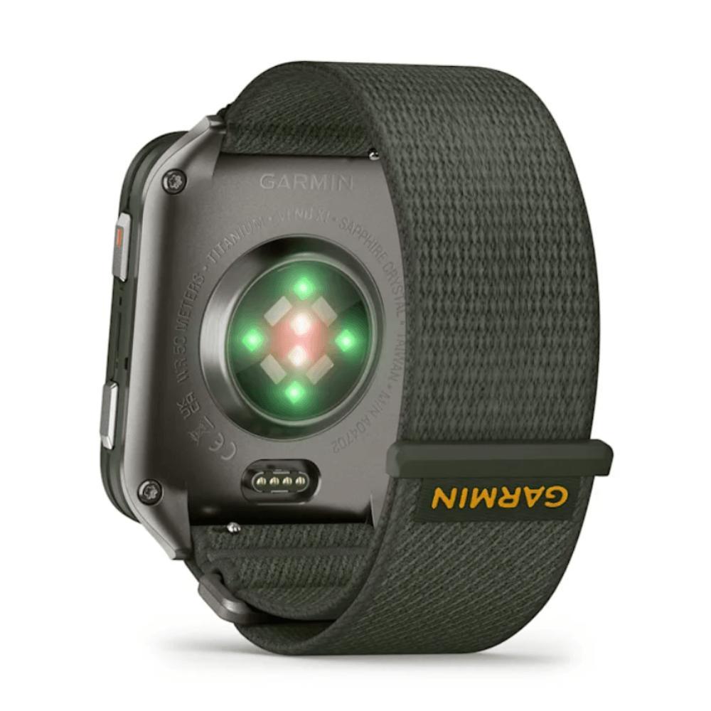 Relógio Garmin Venu X1 com Monitor Cardíaco de Pulso e GPS Oliva - 8