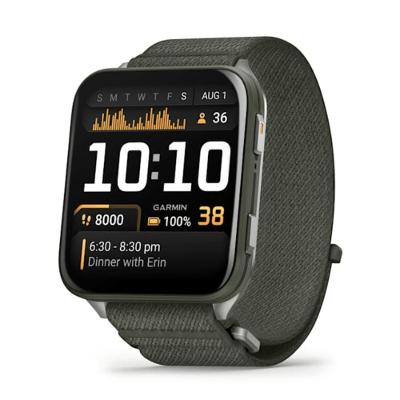 Relógio Garmin Venu X1 com Monitor Cardíaco de Pulso e GPS Oliva