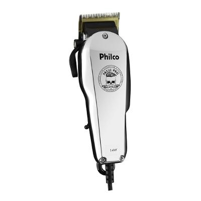 Máquina de Cortar Cabelo PCR05S SKULL PRO Philco Com Nécessaire e Lâmina Titânio 127V