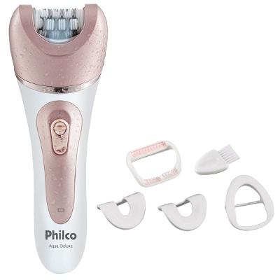Depilador de Pelos PDP01R AQUA DELUXE Philco Sem Fio Bivolt