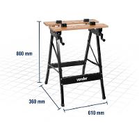 Bancada Multiuso 100Kg de Capacidade MB 600 Vonder - 2