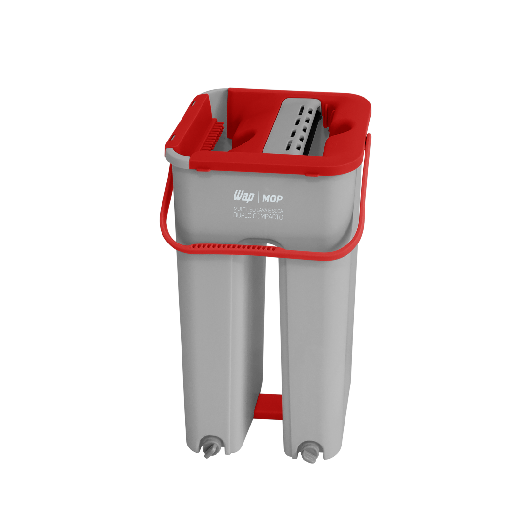 MOP Multiuso WAP Duplo Compacto Limpeza Rápida para Todos os Pisos, Pano de Microfibra - 4