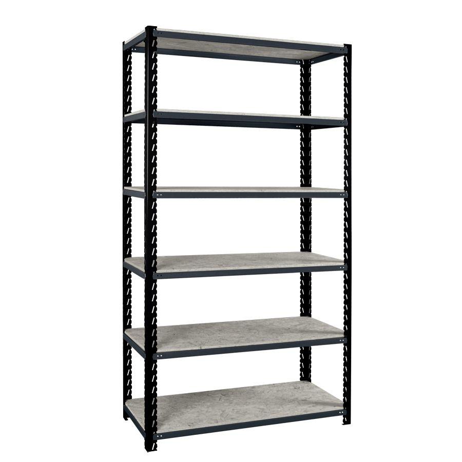 Estante Em Aco Reforçada Ábile Dark 100kg Presto - 1