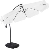 Ombrellone Suspenso Búzios Giratório 3,00m Branco com Base Bel Lazer - 2