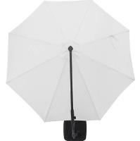 Ombrellone Suspenso Búzios Giratório 3,00m Branco com Base Bel Lazer - 3