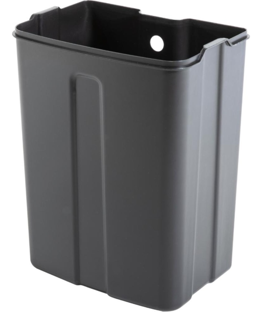 Lixeira Retangular 12 Litros Inox Cinza Vonder - 4