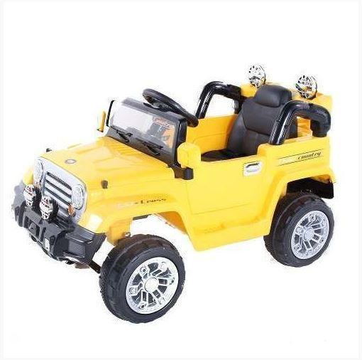 Jipe elétrico TRILHA 12v infantil Amarelo Bel Lazer - 7