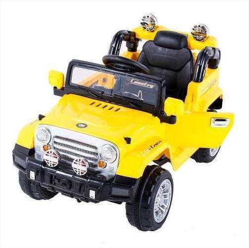 Jipe elétrico TRILHA 12v infantil Amarelo Bel Lazer - 9
