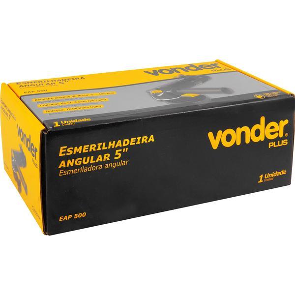 Esmerilhadeira Angular Pneumática 5" EAP500 - Vonder Plus - 3