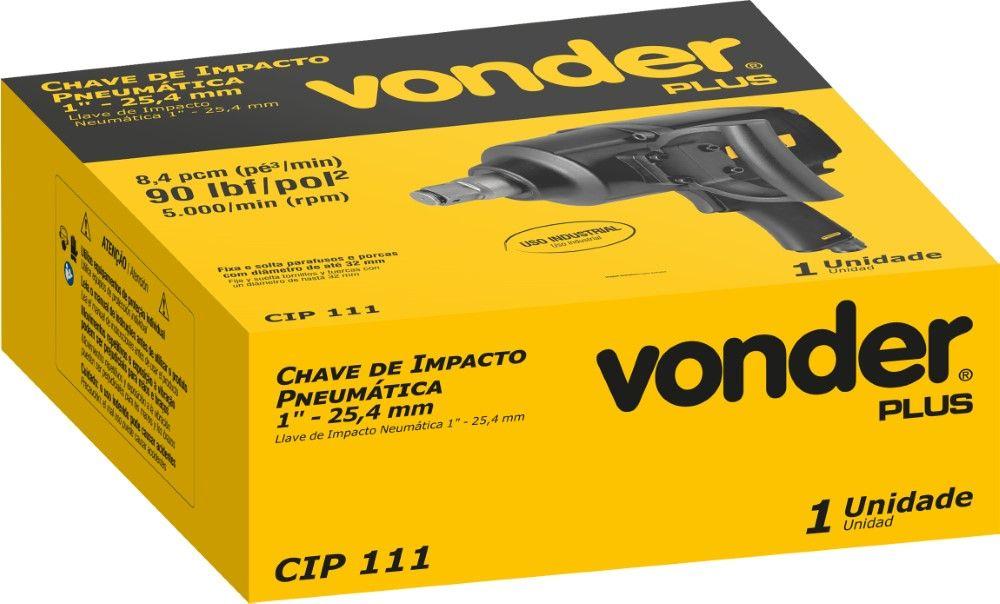 Chave De Impacto 1'' 254Mm Cip 111 Vonder Plus - 2