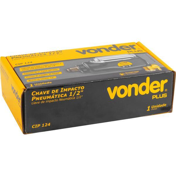 Chave de Impacto Pneumática 1/2" CIP124 - Vonder Plus - 2