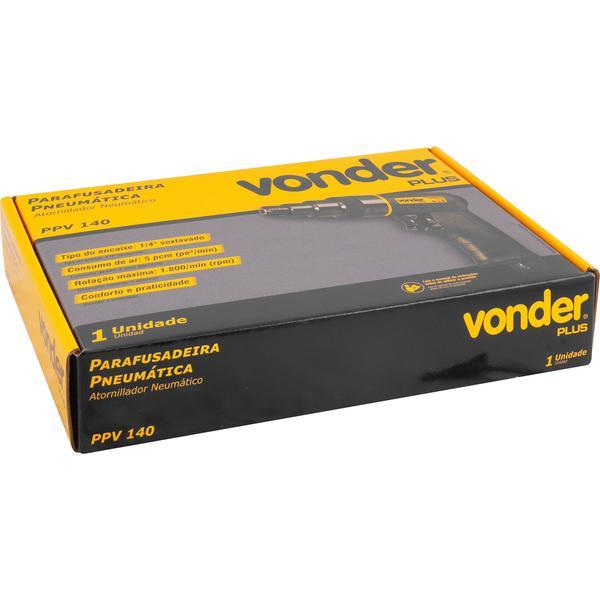 Parafusadeira Pneumática Encaixe 1/4" Ppv 140 - Vonder Plus - 2