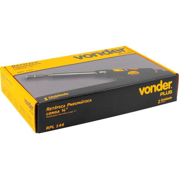 Retífica Reta Pneumática Longa 1/4" RLP140 Vonder Plus - 4