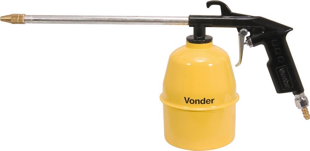 Pulverizador alumínio bico longo c/ caneca 1L vd9 Vonder - 1