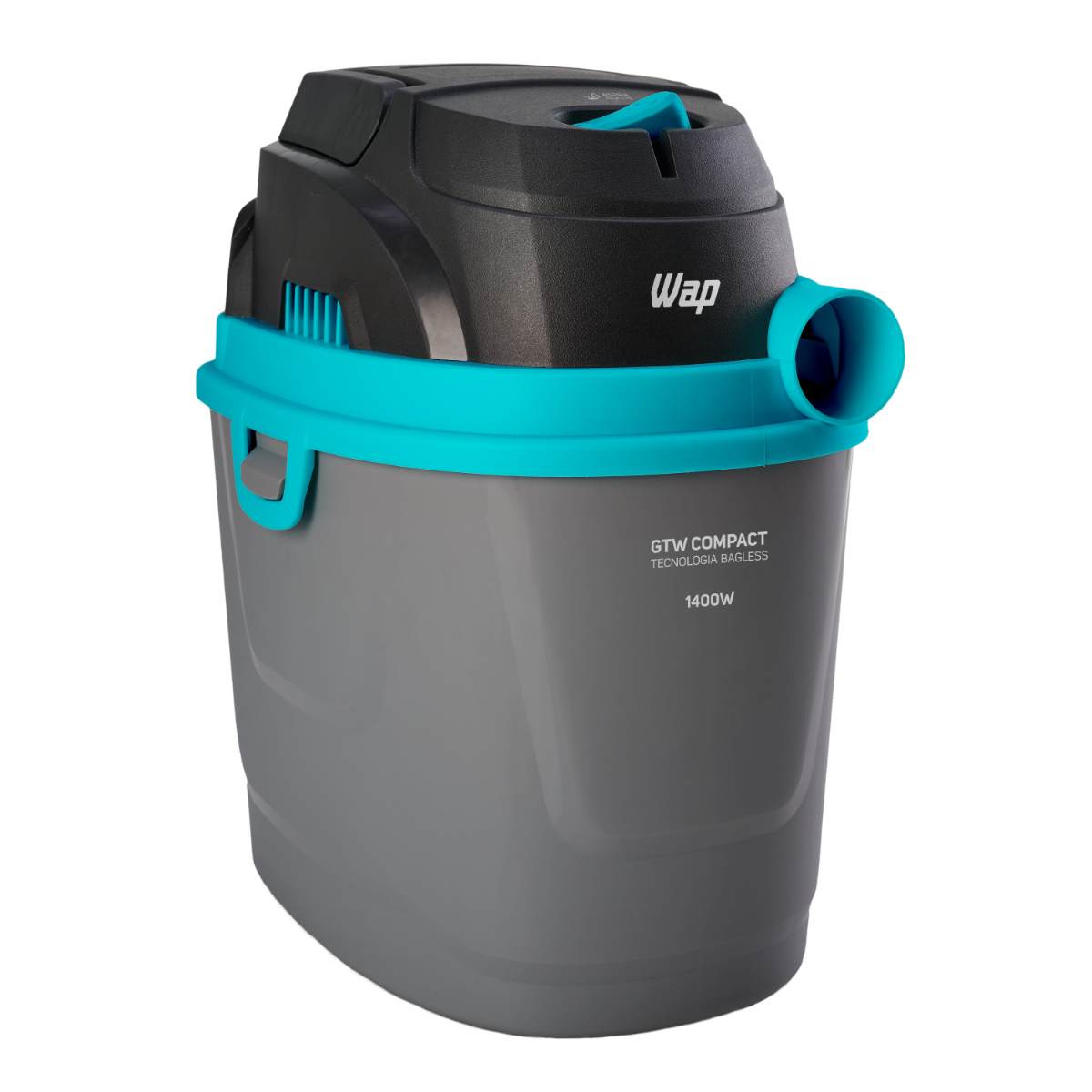 Aspirador de Pó e Água Portátil 1400W 150 mbar 5,5 litros Pequeno e Potente com Soprador WAP GTW COMPACT 127V - 6