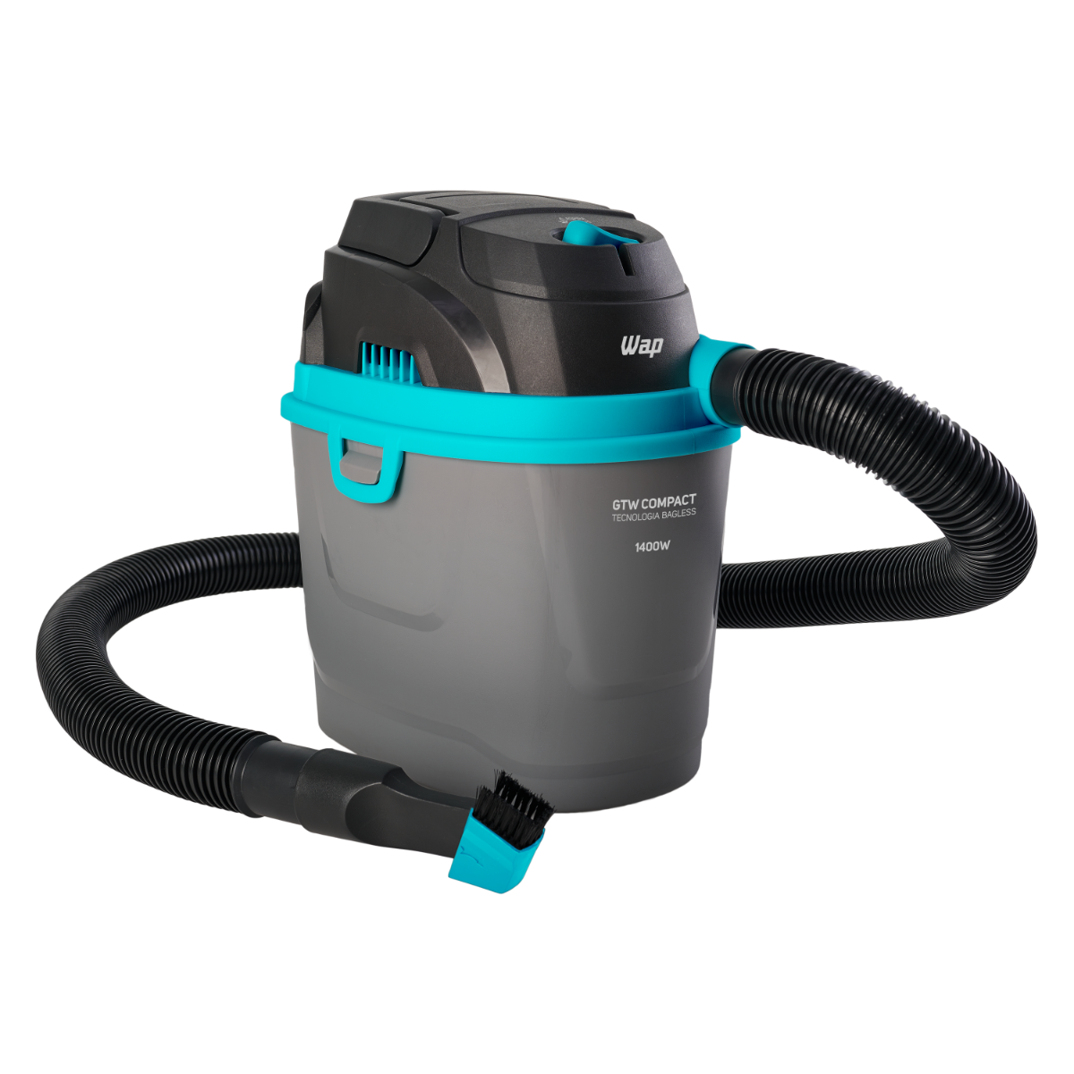 Aspirador de Pó e Água Portátil 1400W 150 mbar 5,5 litros Pequeno e Potente com Soprador WAP GTW COMPACT 127V - 9