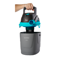 Aspirador de Pó e Água Portátil 1400W 150 mbar 5,5 litros Pequeno e Potente com Soprador WAP GTW COMPACT 127V - 2