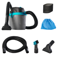 Aspirador de Pó e Água Portátil 1400W 150 mbar 5,5 litros Pequeno e Potente com Soprador WAP GTW COMPACT 127V - 3