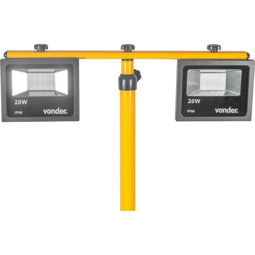 Refletores com Suporte Tripé de 2 metros 20 W Vonder - 3