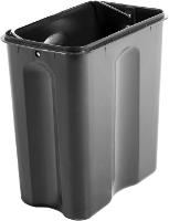 Lixeira Retangular 5 Litros Inox Cinza Vonder - 2