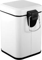 Lixeira Retangular 3 Litros Inox Branca 6356003002 Vonder - 3