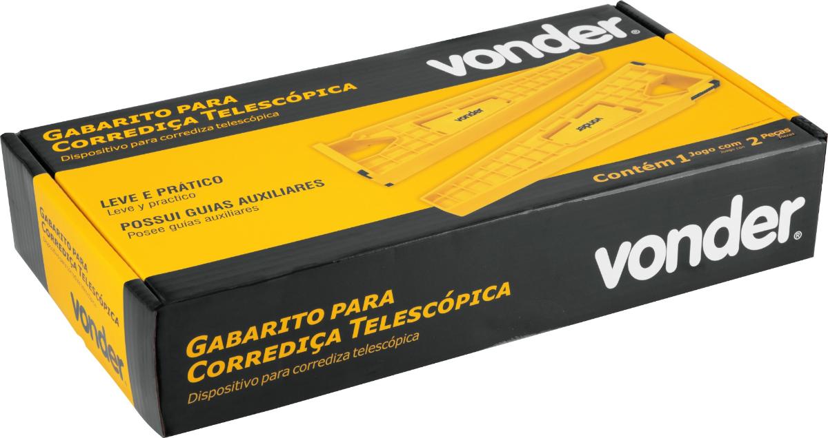 Gabarito Para Corrediça Telescópica Vonder - 2