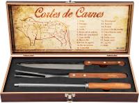 Kit Churrasco (4Pc)Aço Inox Com maleta Vonder - 1