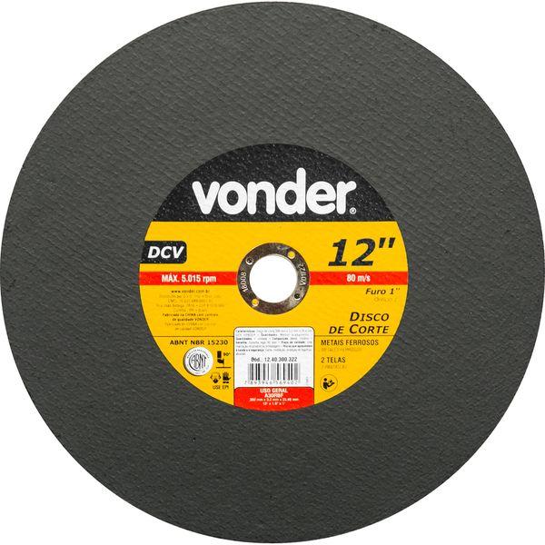 Disco de Corte 300,0X3,2X25,4 DCV Vonder - 1