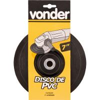 Disco de borracha 7" flexível para lixa fibra Vonder - 2