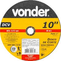 Disco de Corte 254,0X3,2X25,40 DCV Vonder - 1