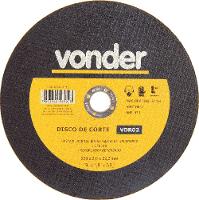 Disco Corte 228,6x3,0x22,22 2 Telas Aço Carbono Vdr0 Vonder - 1