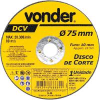Disco de Corte 75 mm x 1,4 mm x 10 mm Vonder - 2