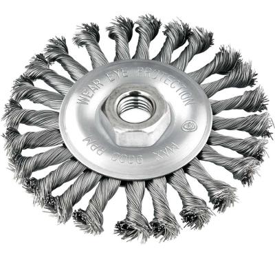 Escova circular torcida 4x1/2" rosca m14 12500rpm Vonder