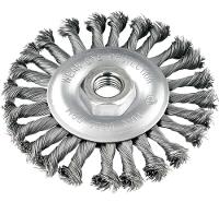 Escova circular torcida 4x1/2" rosca m14 12500rpm Vonder - 1