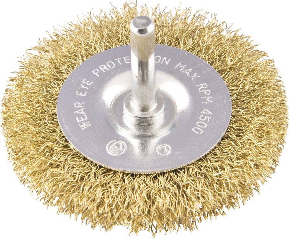 Escova circular ondulado 3x3/8" haste 1/4" 4500rpm Vonder - 1