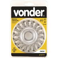 Escova Circ Torc 4.1/2x1/2 F.7/8 Inox 12500rpm Pç Vonder - 2