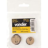 Disco de lixa 20,5mm g240 p/ microrretífica c/ 10 pç Vonder - 3